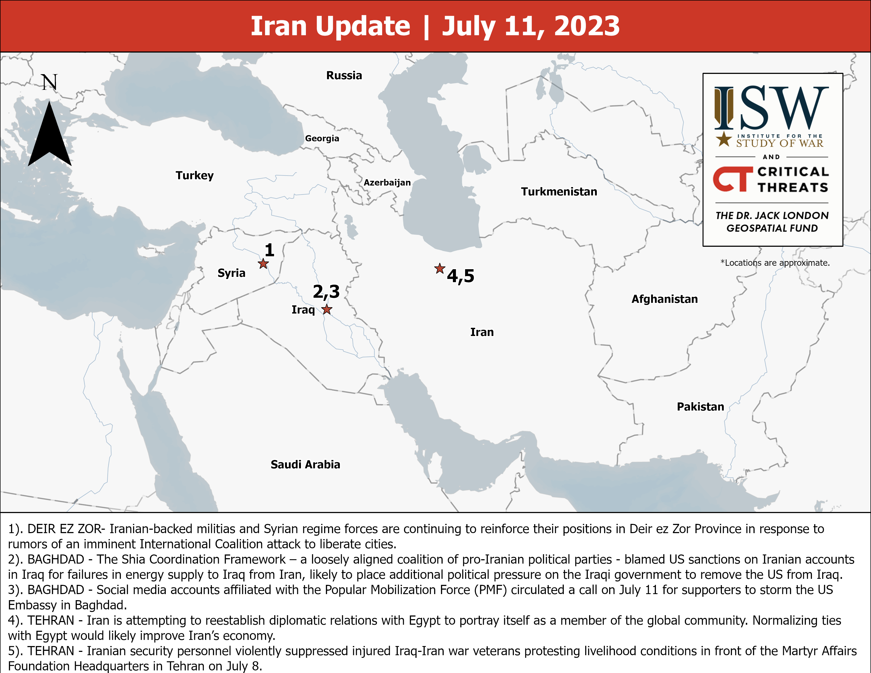 Iran Update, July 11, 2023 | Institute For The Study Of War